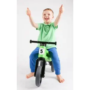 Produkt Teddies Odrážedlo FUNNY WHEELS NEW SPORT 2v1 zelené