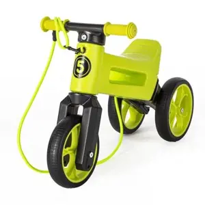 Teddies Odrážedlo FUNNY WHEELS Rider SuperSport zelené 2v1 v krabici