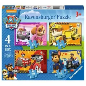 Tlapková Patrola; 4v1, 12/16/20/24 dílků Paw Patrol