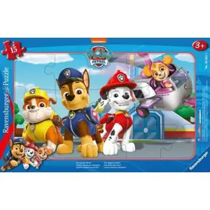 Tlapková patrola: Čtyři stateční ochránci 15 dílků Paw Patrol