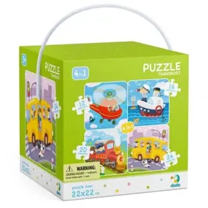 Produkt TM Toys Dodo Puzzle 4v1 Transport