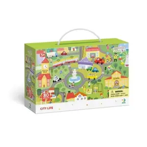 TM Toys Dodo Puzzle s hledáním obrázků Život v městě 80 dílků