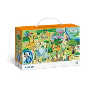 Produkt TM Toys Dodo Puzzle s hledáním obrázků ZOO 80 dílků