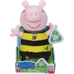 Produkt TM Toys PEPPA Pig ECO plyšová Peppa 20cm včelkové šaty