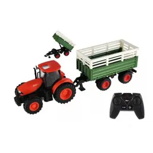 Traktor Zetor RC s vlekem plast 42cm 2,4GHz