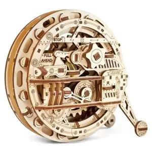 Produkt Ugears 3D dřevěné mechanické puzzle Jednokolka (monowheel)