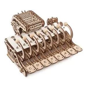 Produkt Ugears 3D dřevěné mechanické puzzle Programovatelná celesta