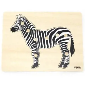 Produkt Viga Dřevěná montessori vkládačka - zebra