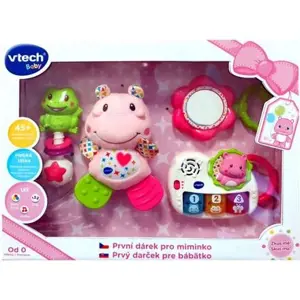 Vtech První dárek pro miminko CZ - růžový