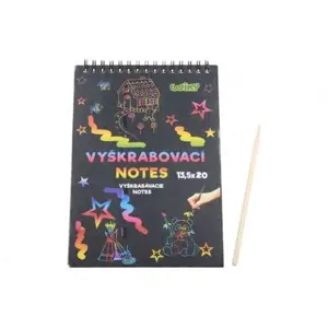 Produkt Wiky Škrabací notes duhový 12 listů