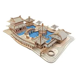 Produkt Woodcraft Dřevěné 3D puzzle Zahrady Suzhou