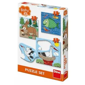 Produkt Zvířátka: Kde žijí 3-5 baby puzzle